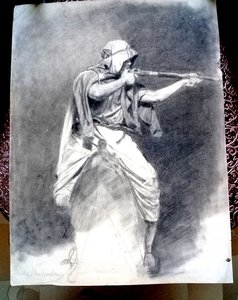 Рисунок конец 19-го века. Малышев В.Г.