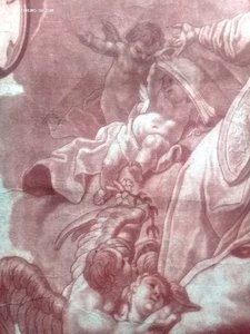 "Св. Игнатий Лойола". Гравировка.