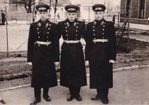 1-я рота Почётного караула. г.Будапешт. 1957 г. 2 фото.