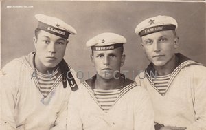 Моряки с эсминца "Калинин" (быв."Прямислав"). 1934 г.