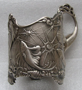 Редчайший подстаканник "Морская тема"