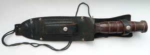 Боевой нож времен войны во Вьетнаме 1966г