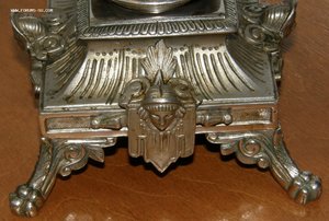 Основа лампы,бронза, никелировка XIXв.