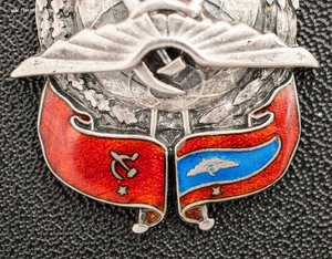 Знак "Отличник Аэрофлота" серебро