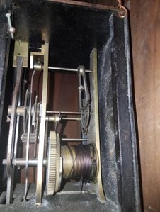 Настенный Французский регулятор 19 века. Длина 220 см.