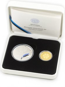 R Комплект монет 100 10 ЕВРО Золото Серебро 100 лет Эстонии
