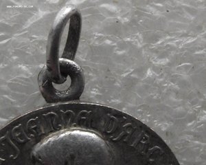 медаль в честь канонизации Жанны Дарк,Франция,1920,серебро