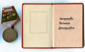 Трудовая Доблесть на документе 1991 года