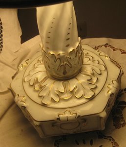 Лампа 50 см., фарфор