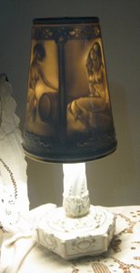 Лампа 50 см., фарфор