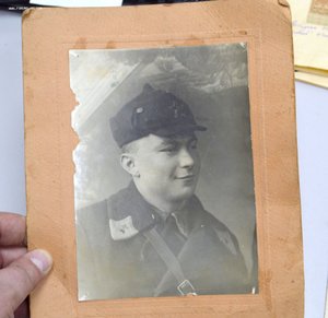 Документы и фото летчика Козина Н.М. с письмом о гибели