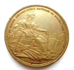 Медаль В память всероссийской выставки в Москве 1882г