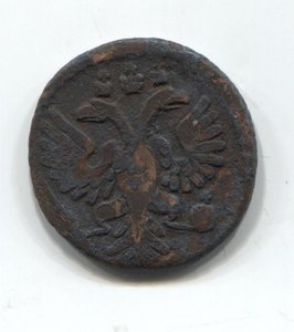 Полушка 1734 (гурт шнур. вправо,не перечекан)