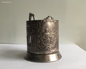 Подстаканник «На страже Родины». Кольчугино. Коллекционный.