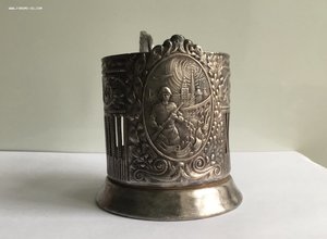 Подстаканник «На страже Родины». Кольчугино. Коллекционный.