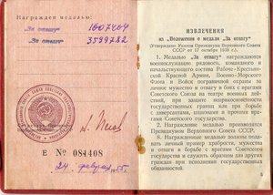 Пара Отваг с доком, на одного. Рукопашный бой