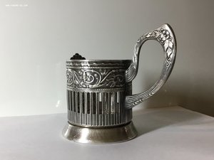 Подстаканник «Вся власть Советам.1917-1957». Флаг вправо.