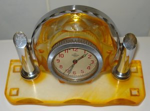 Часы настольные ЧЧЗ (танковые). Сталинский ампир (рабочие!!!