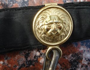 Поясная портупея-подвес для кортика ВМФ обр. 1940 г.