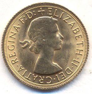 Соверен 1967 г. - Великобритания.