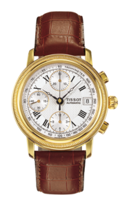 Золотые TISSOT BRIDGEPORT AUTOMATIC VALJOUX CHRONOGRAPH 38MM