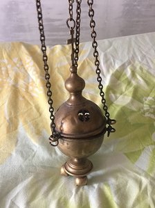 Церковное старое кадило! Латунь