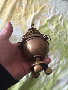 Церковное старое кадило! Латунь