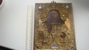 Очень крассивая икона. 1861г.