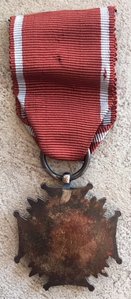 Крест «За Заслуги» с фрачником в коробке. Отличное состояние