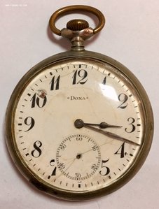 Именные карманные часы солдата Вермахта. DOXA