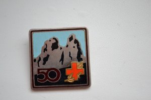 Знак 50 лет горно-спасательной службе