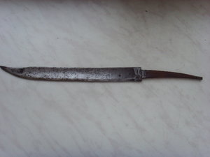 ОСТАТОК КЛИНКА СОЛД. ДРАГУНКИ ОБР. 1881г. С РУКОЯТЬЮ
