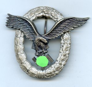 Знак ПИЛОТА Luftwaffe. "Friedrich Linden Ludensheid".