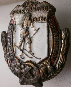 Ударнику Горьковского края. Слет колхозников 1936г