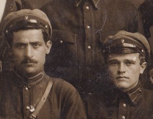 Группа сотрудников Рабоче-Крестьянской Милиции.