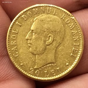 20 лей Румыния 1906 AU
