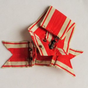 Колодка-бант В.И.Новикова ордена Св.Станислава 3ст с мечами.