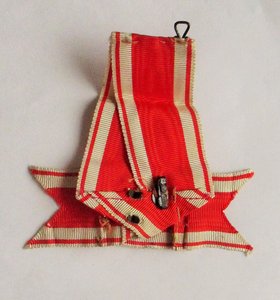 Колодка-бант В.И.Новикова ордена Св.Станислава 3ст с мечами.