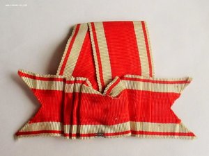 Колодка-бант В.И.Новикова ордена Св.Станислава 3ст с мечами.