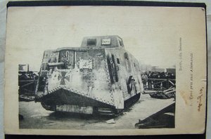Немецкий танк A7V.