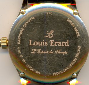 Louis Erard в золоте