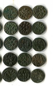 Полушки.ВРПушки.35 монет