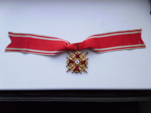 Станислав 2 степени с мечами. Бронза. Эдуард.