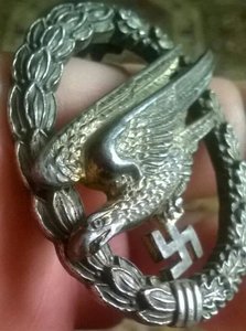 Знак ПАРАШЮТИСТ люфтваффе