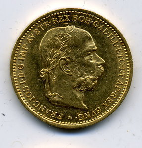 20 корон 1893 г. 6,78 гр.