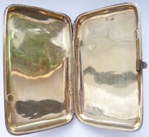 портсигар на Память от Кирасир-1906г