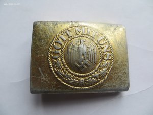 Ремень,3 Рейх,  пряжка золоченая.состояние хорошее