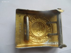 Ремень,3 Рейх,  пряжка золоченая.состояние хорошее
