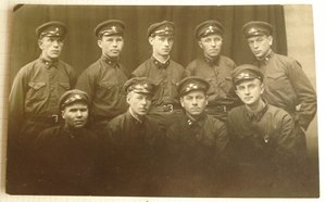 группа военных. Сборы, г.Рыбинск, 1934 г.