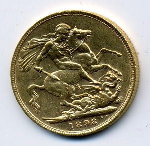 Соверен 1898 г.